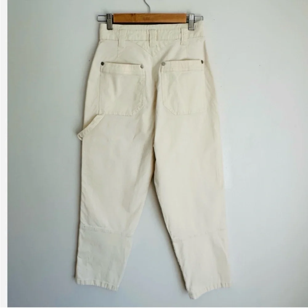 Maeve by Anthropologie Women’s Cargo Pants in Light Cream